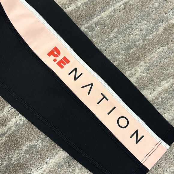 P.e Nation direct drive black colorblock leggings size X Large - Picture 3 of 7
